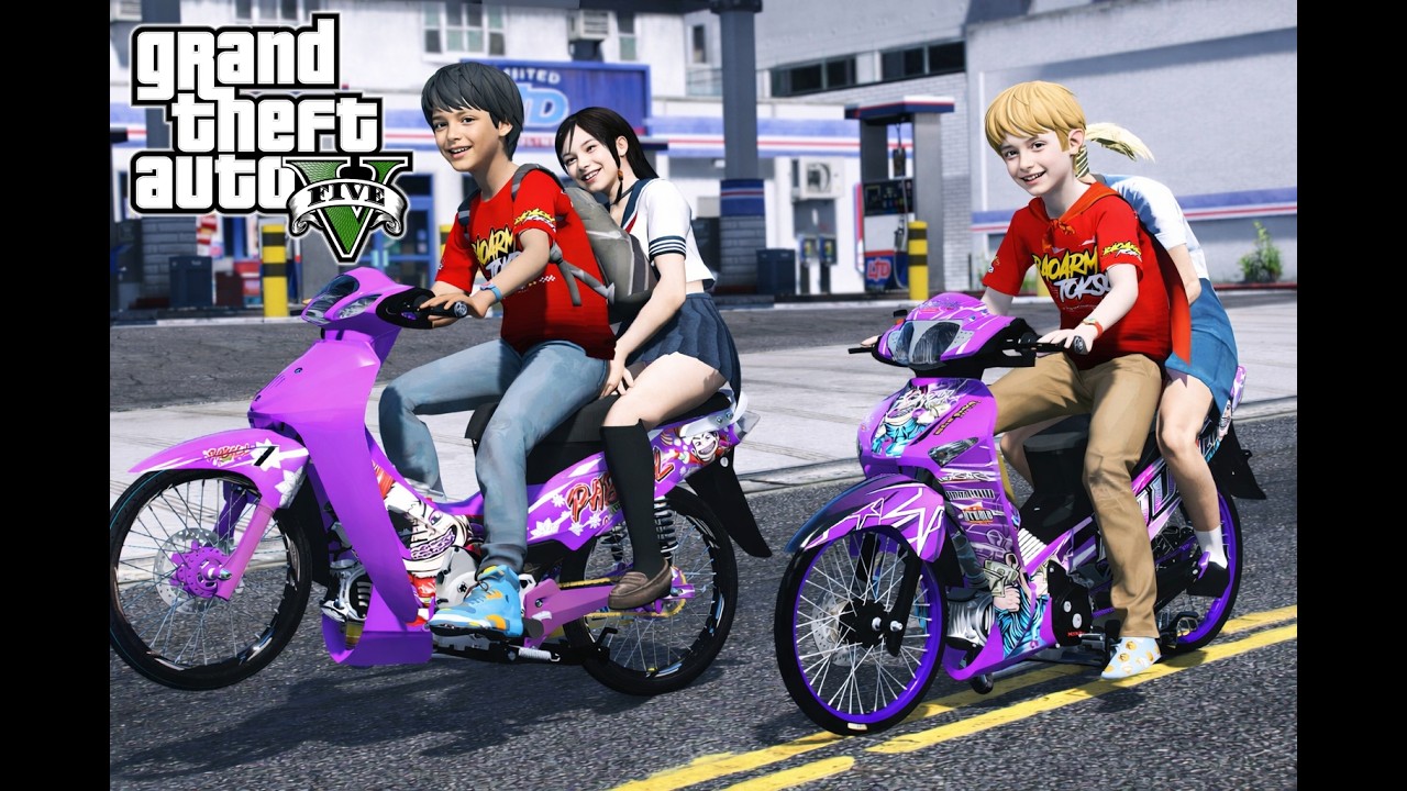 GTA V รถเวฟ125ป๋าบอล เร็วแรงทะลุนรก !! วิ่ง500GPS