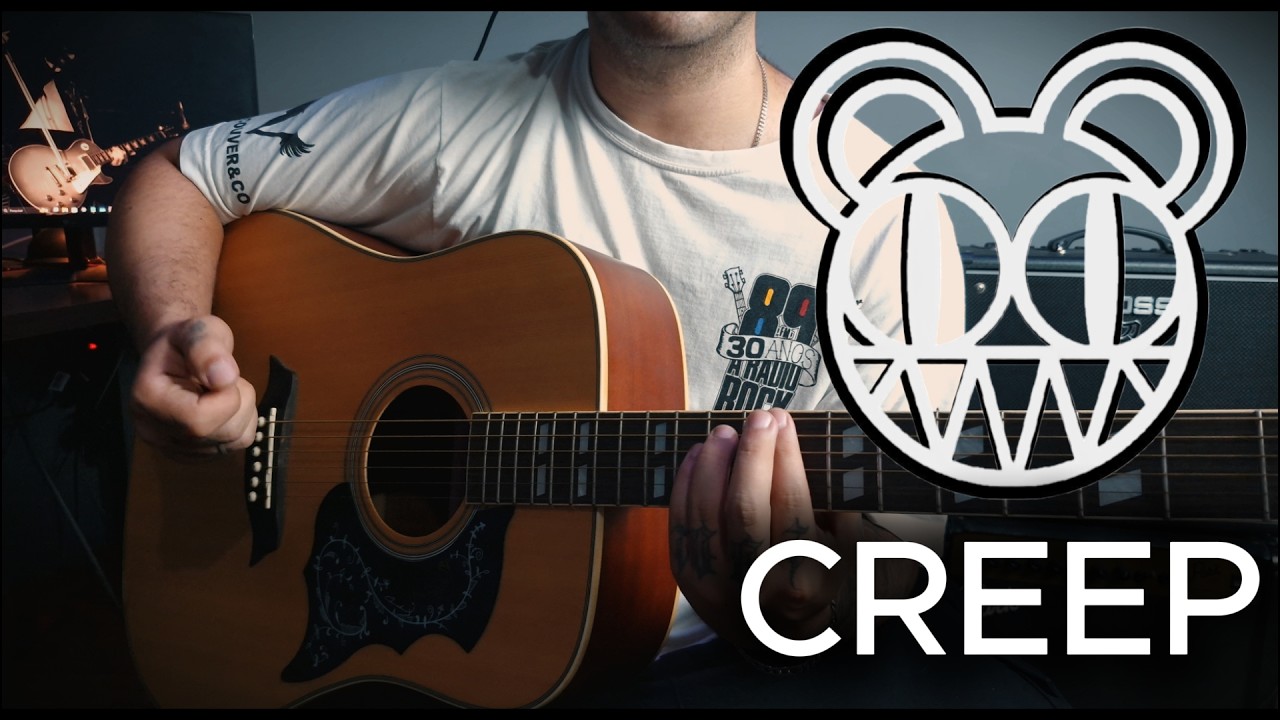 A musica mais fácil no violão! Aula de violão | Radiohead - Creep