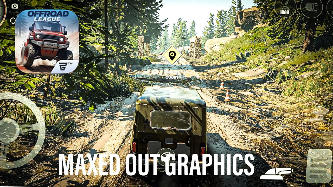 Offroad League Online - Maxed Out Graphics - iOS / Android Gameplay