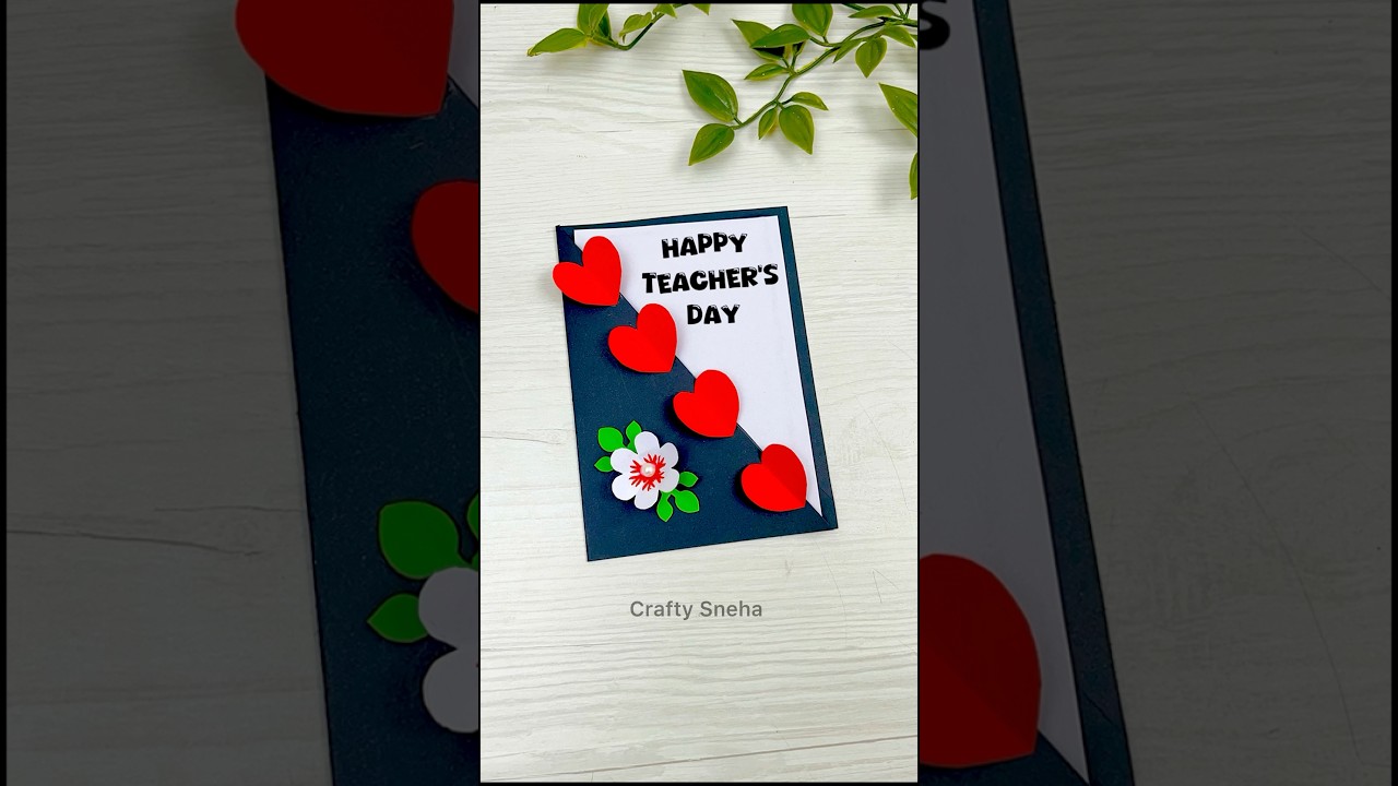 Teacher’s Day Card Making | teacher’s Day Gift Idea 