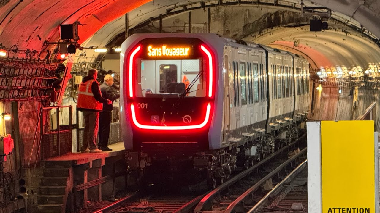 [RATP]Mise en service du MF19 sur la ligne 10 du Métro Parisien #metroparisien #ratp #mf19 