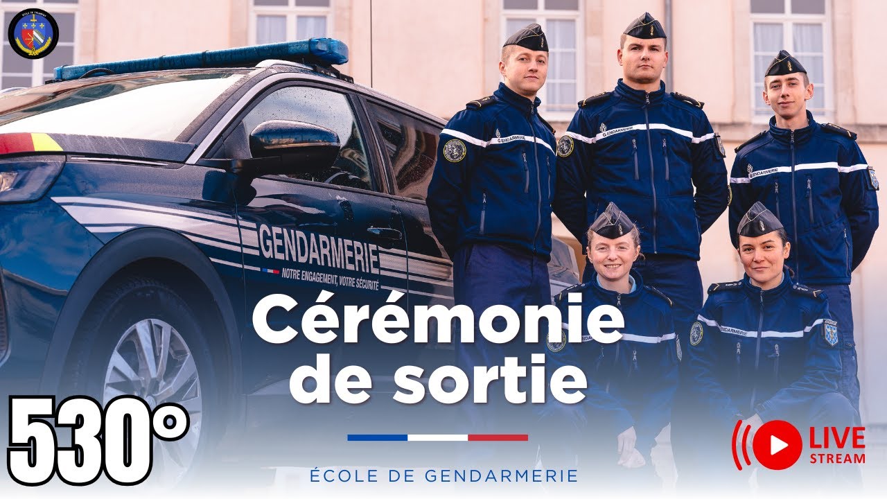 Cérémonie de remise des galons 530° promotion