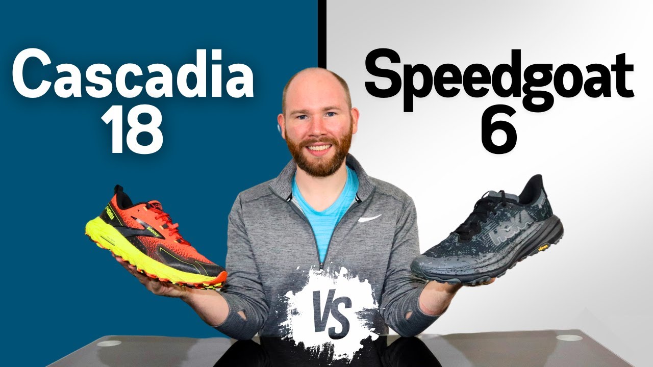 HOKA Speedgoat 6 против Brooks Cascadia 18 от Foot Specialist