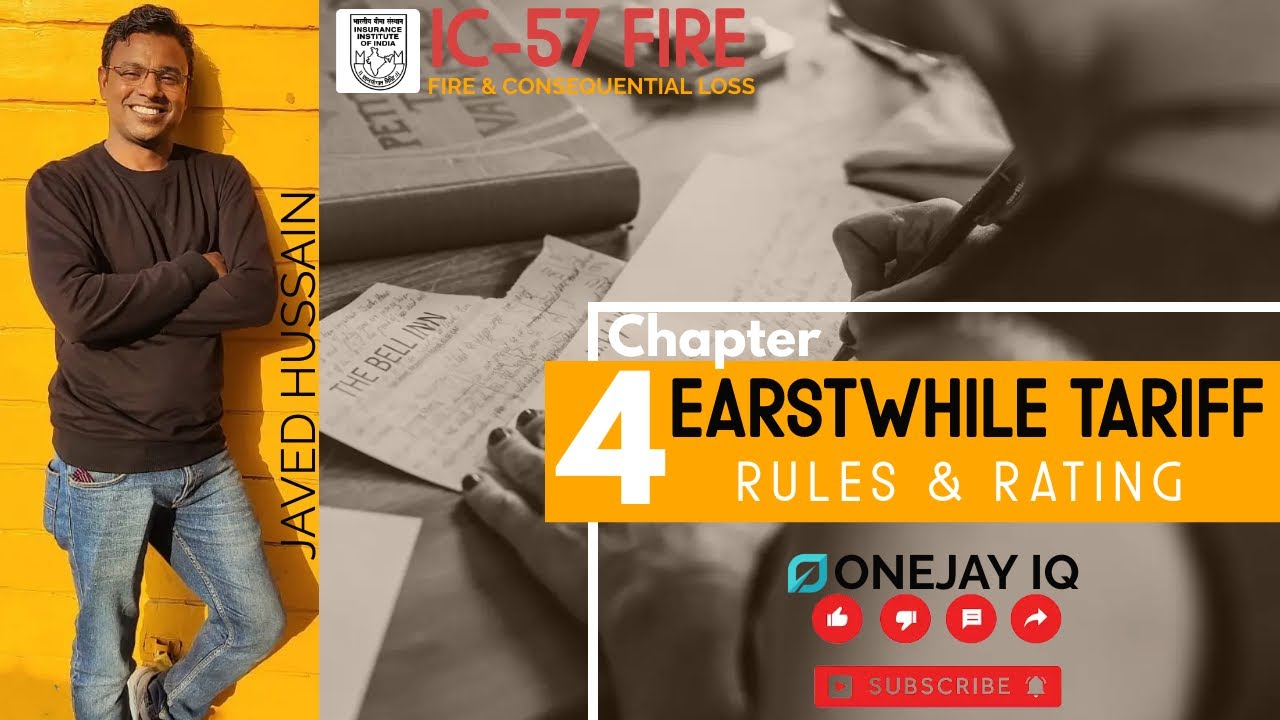 IC-57 Fire Chapter 4 (Earstwhile Tariff - Rules & Rating)