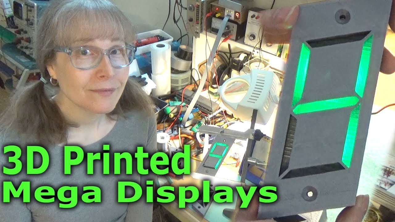 3D Printed Mega Displays