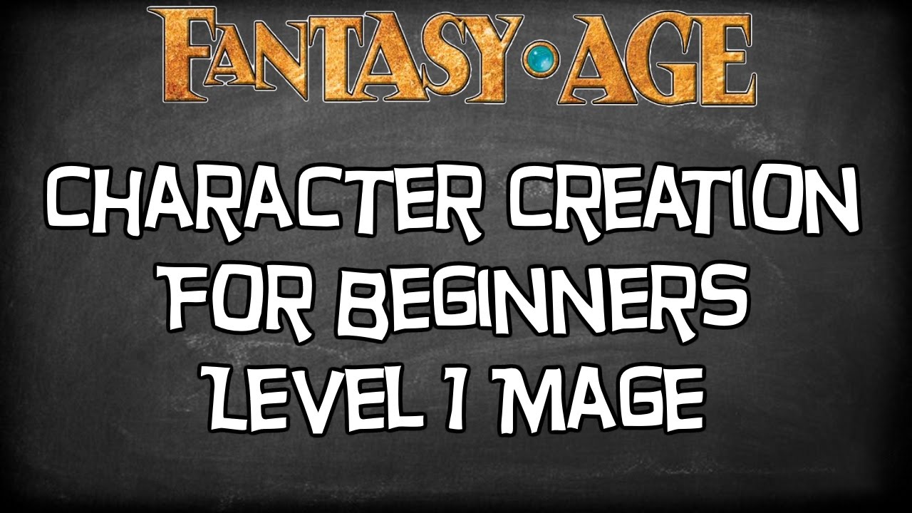 Fantasy Age Roleplaying Game Tutorial, 