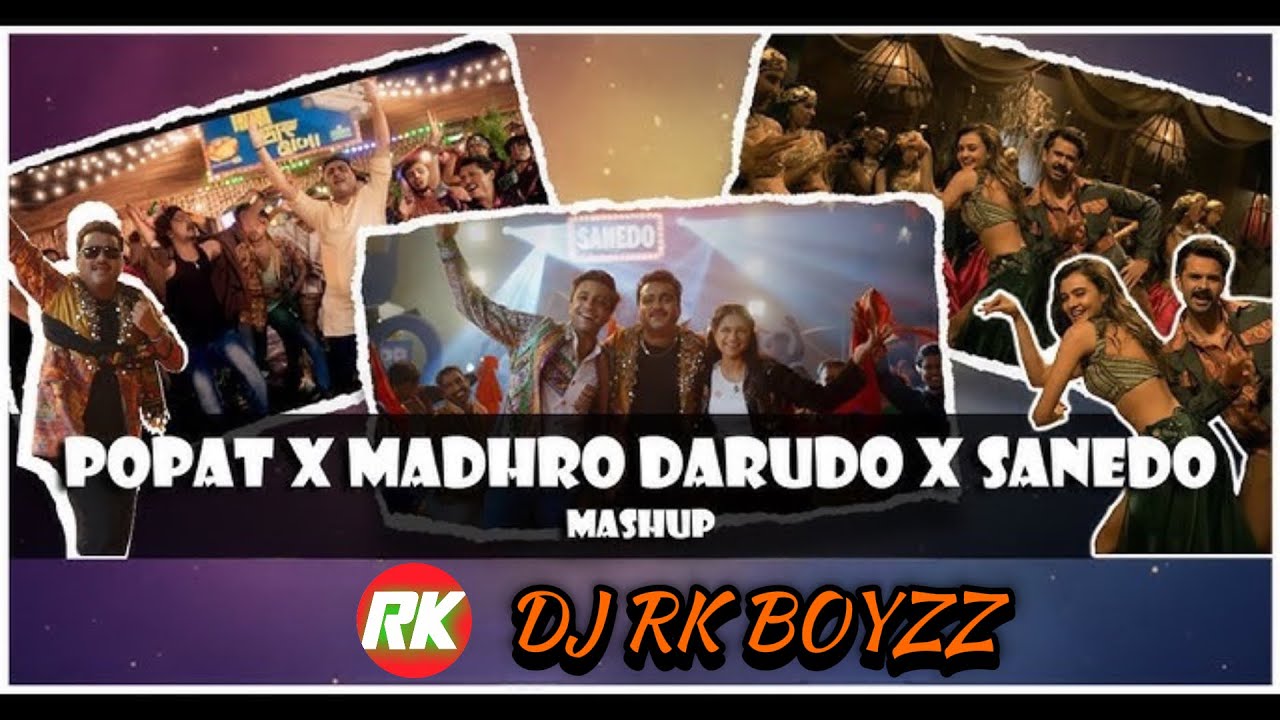 Madhro Darudo x Popat x Sanedo | Mashup | Dj Gujarati Remix 2025 | Remix | DJ RK BOYZZ