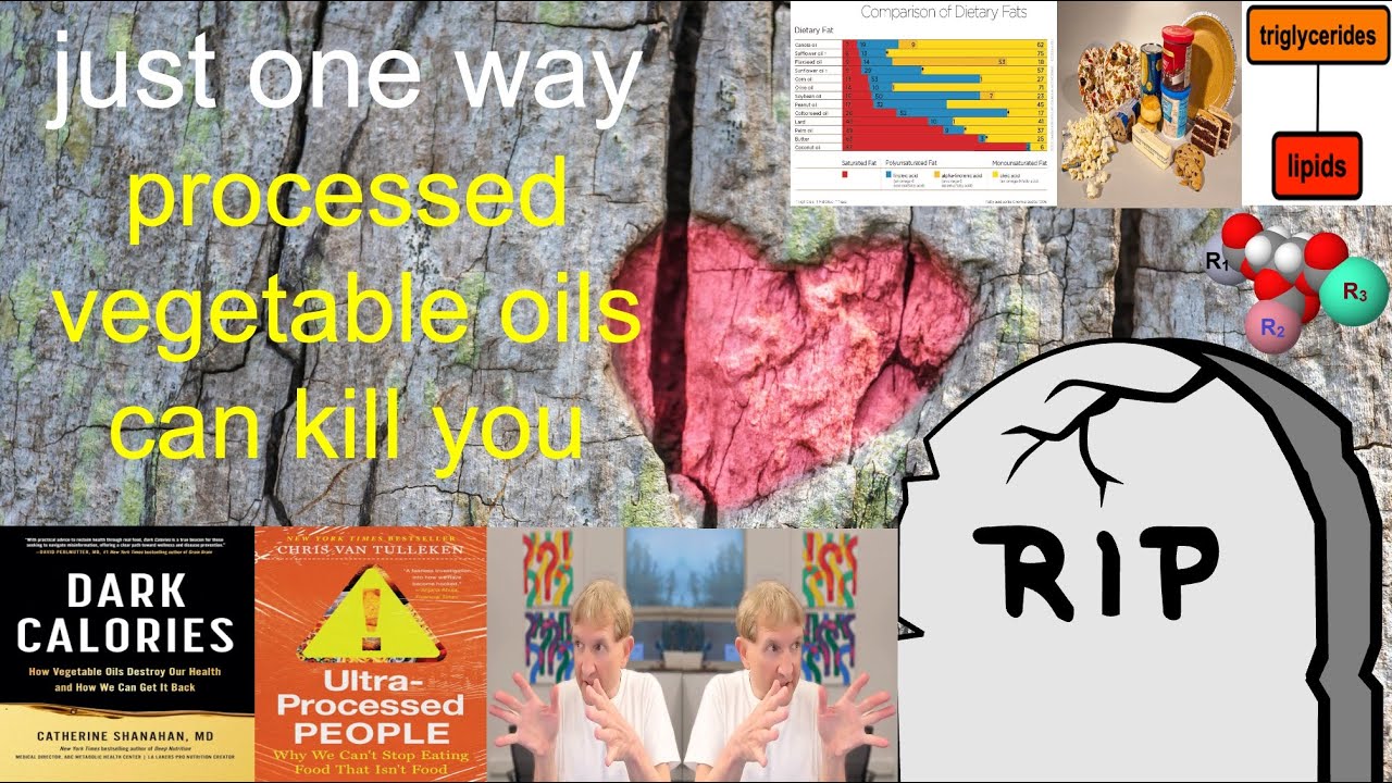 Processed Vegetable Oils Are Killing Us.  Why and one way how.  Kevin Burgess