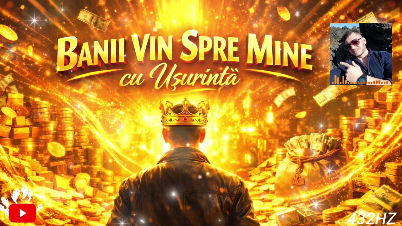 Banii Vin Spre Mine cu Ușurință – Reprogramare pozitivă Mentală - 432Hz 