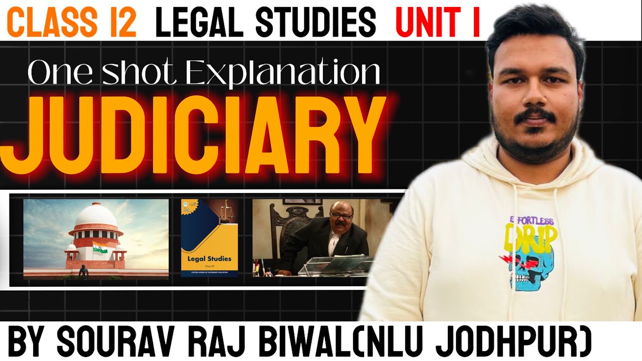 JUDICIARY | Unit 1 |  Class 12 Legal Studies (New Book) ONE SHOT REVISION SERIES | CBSE BOARDS 2025
