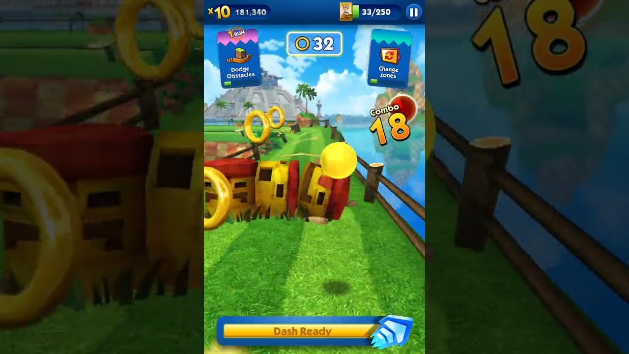 Sonic dash gameplay part 6(Playing new tails update)(I got a lot of shadow cards!!!!!)