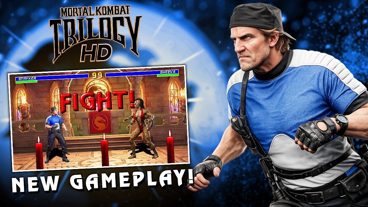 Mortal Kombat Trilogy HD Remake &ndash; НОВЫЙ геймплей за Страйкера!