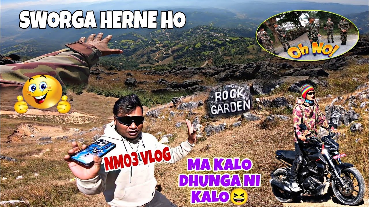 RIDE TO ROCK GARDEN 🤟 || MEETUP WITH NMO3 VLOG 😲 