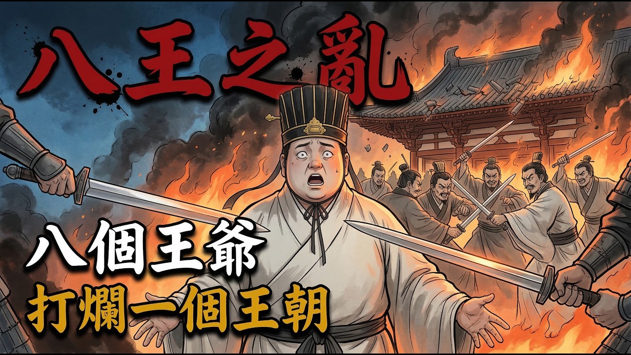 八個王爺，沒一個善終｜他們搶了16年的皇位  最後卻讓整個帝國陪葬#八王之亂