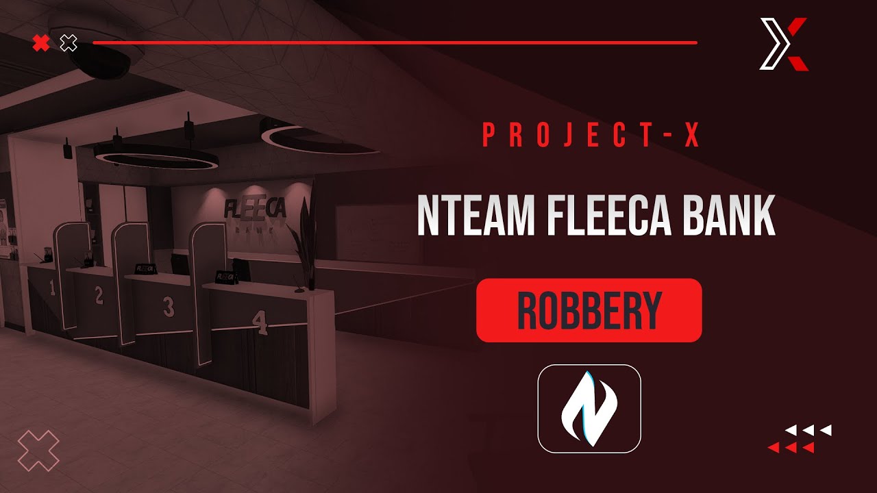FiveM NTeam Fleeca Bank Robbery - QB | QBOX | ESX | Custom