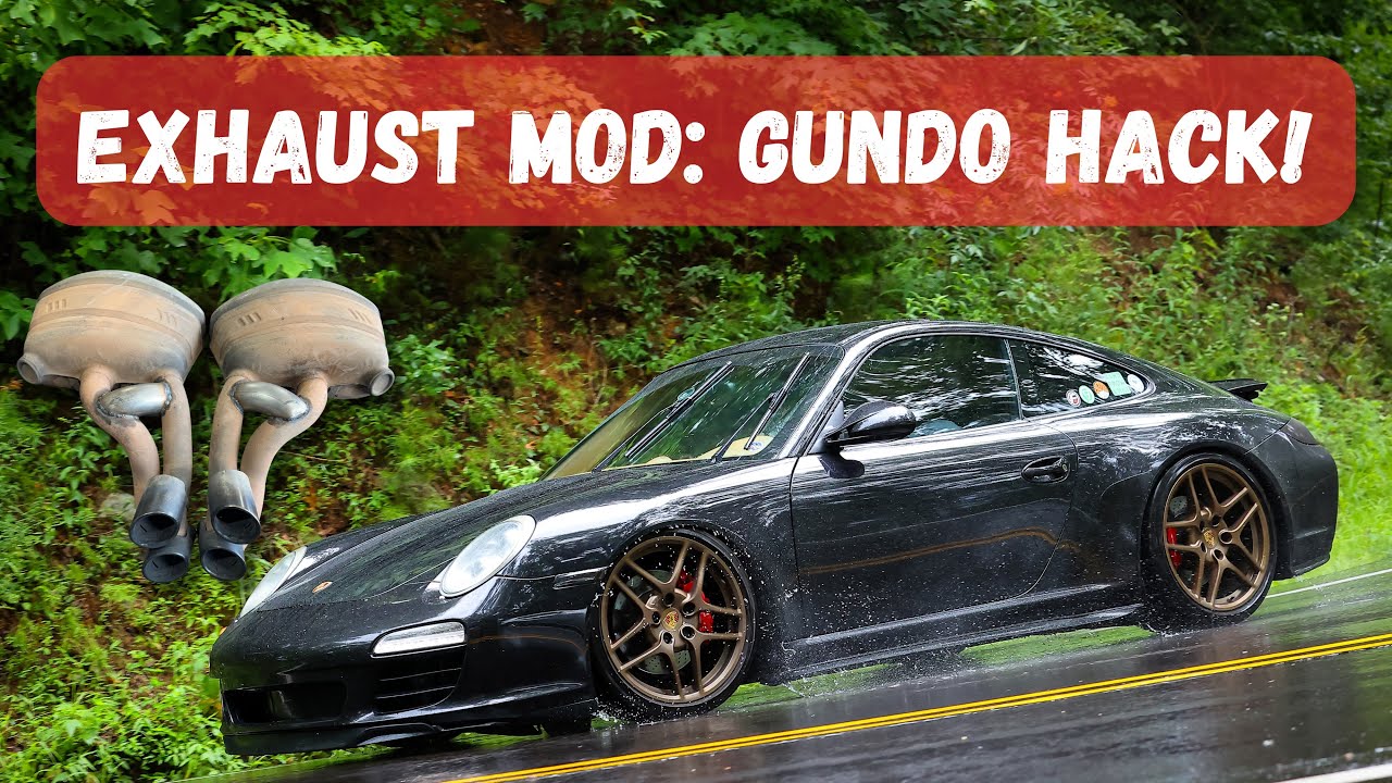 Выхлопная система Porsche 911 Custom: THE GUNDO HACK!