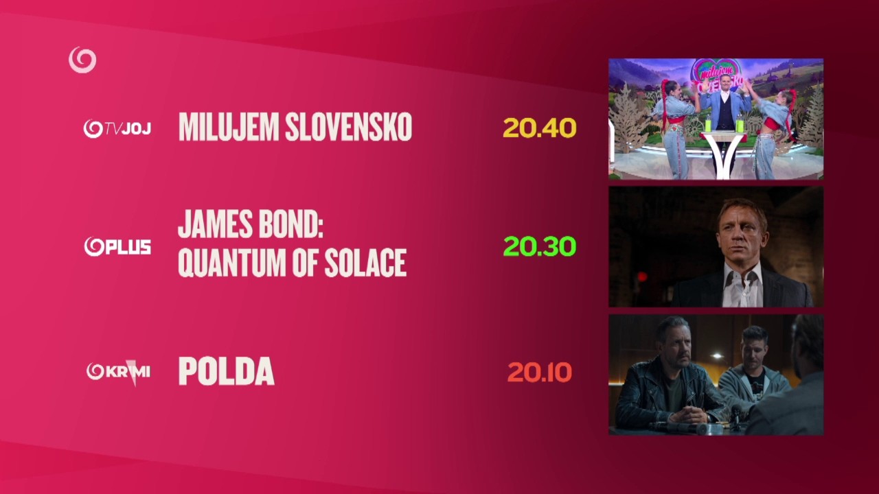 Dnes večer uvidíte (13.3.2026 na JOJke)