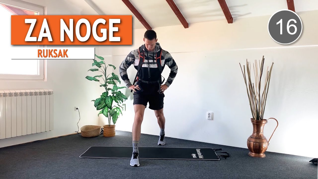 ULTIMATE LEGS WORKOUT | sa ruksakom | Nedim Musić