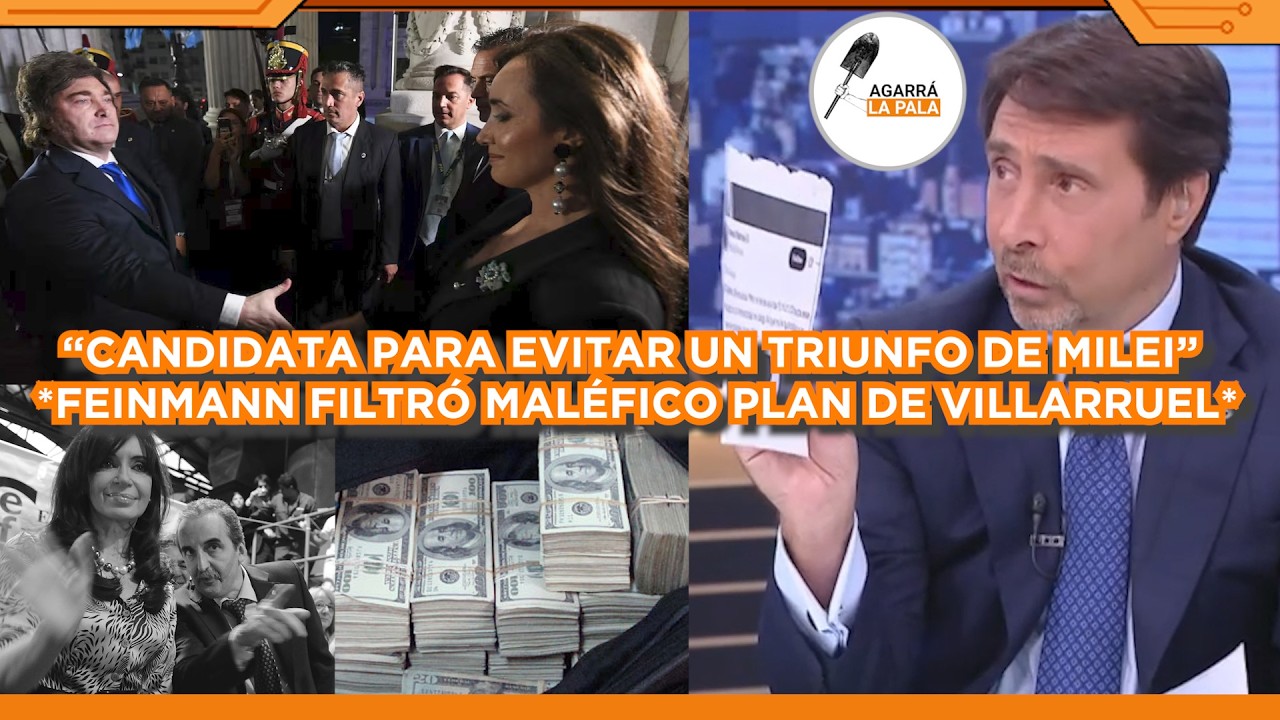FEINMANN FILTRÓ MALÉFICO PLAN DE VILLARRUEL PARA SABOTEAR A MILEI: 