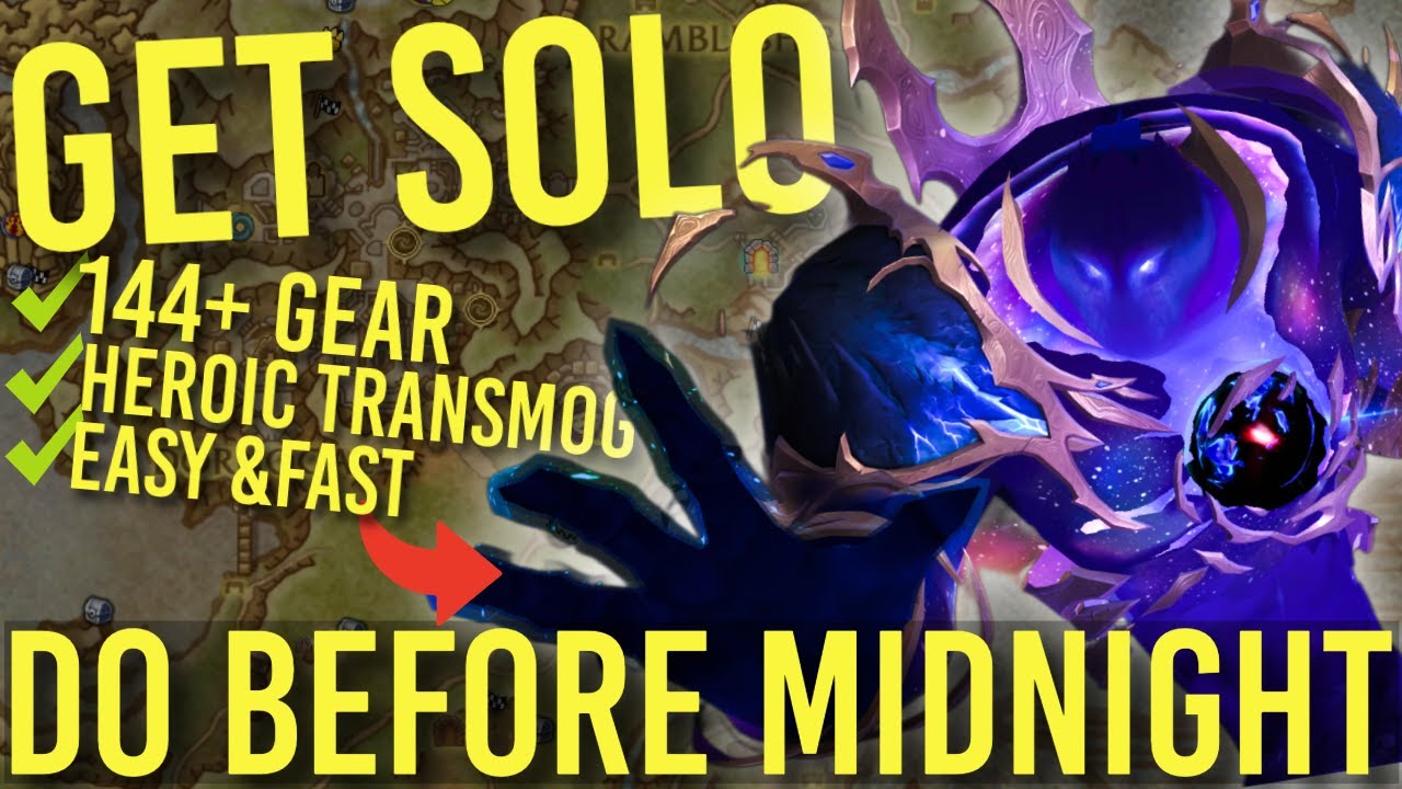 DON'T MISS!  Heroic Raid Transmog & 144+ Weapon SOLO World of Warcraft Midnight