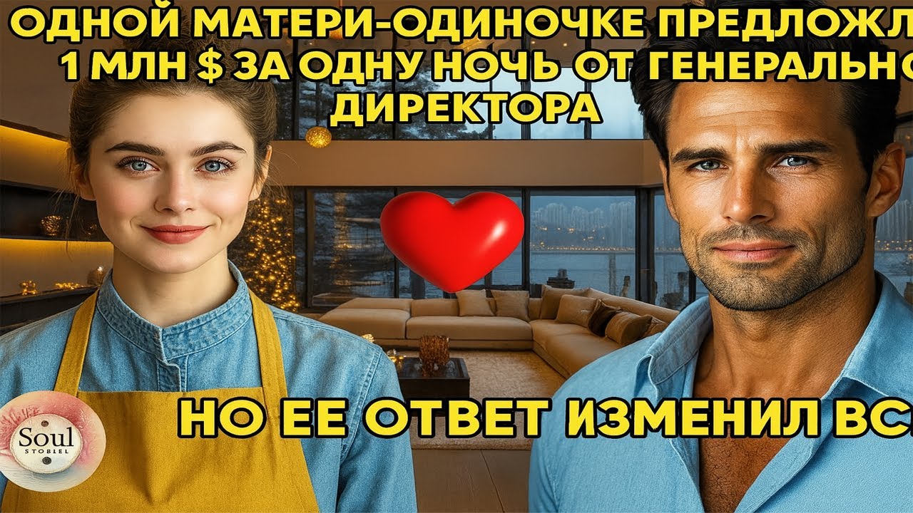 МИЛЛИАРДЕР ПРЕДЛОЖИЛ МАТЕРИ-ОДИНОЧКЕ МИЛЛИОН ЗА НОЧЬ — НО ЕЁ ОТВЕТ УДИВИЛ ВСЮ КОМПАНИЮ