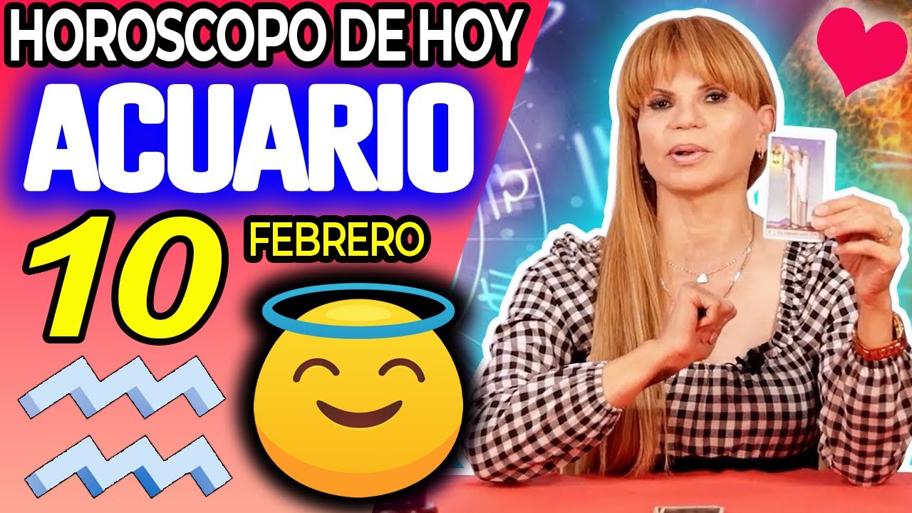 ACUARIO ♒🤗LLEGA EL FIN🙏DIOS DICE BASTA❗😇 Horóscopo De Hoy 10 De Febrero 2026 | Mhoni Vidente