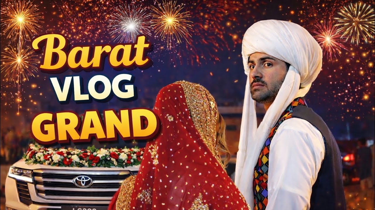 Grand Barat Vlog 🔥 | Baloch Culture, Urooj Fatima Live Singing & Fireworks Show 🎆