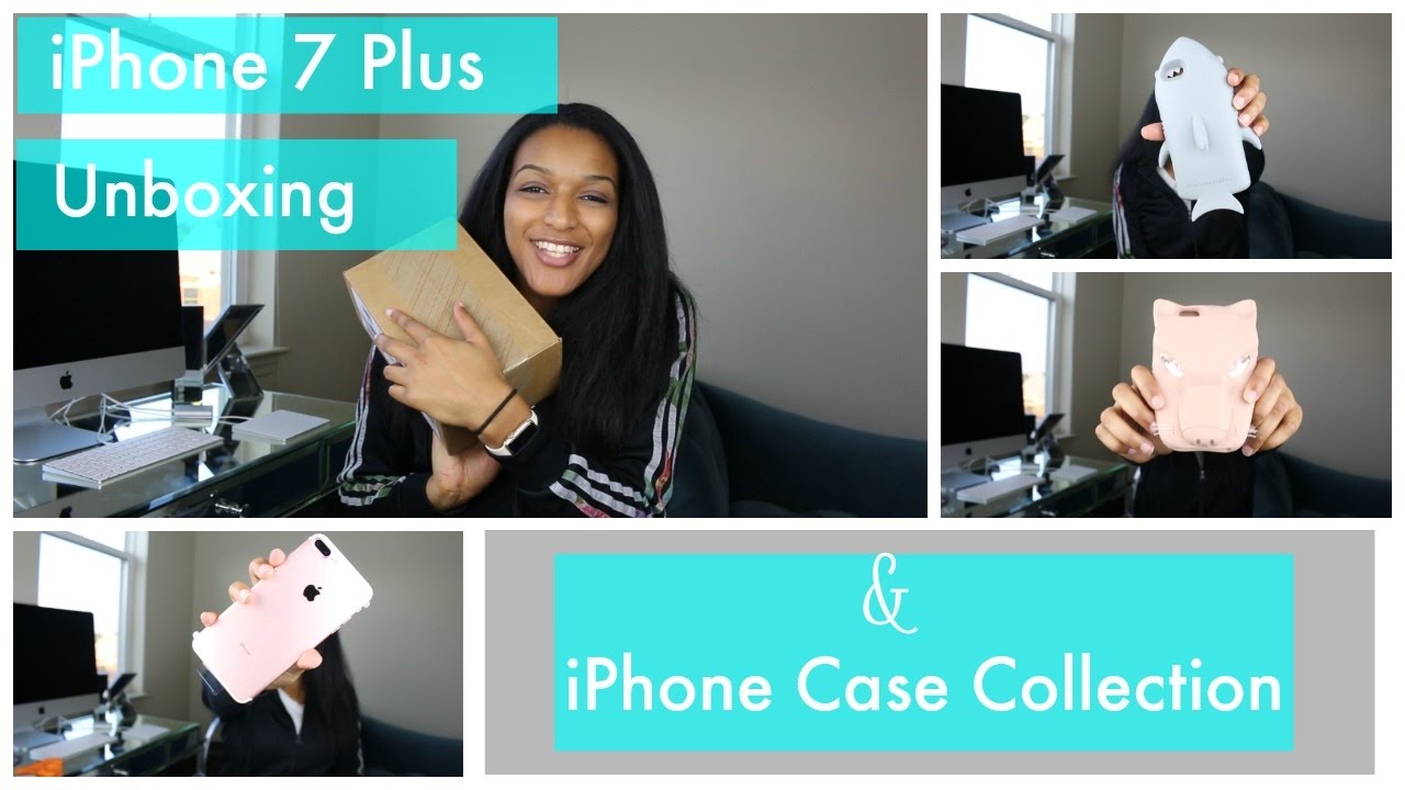 Phone Case Collection + iPhone 7 Plus Rose Gold Unboxing