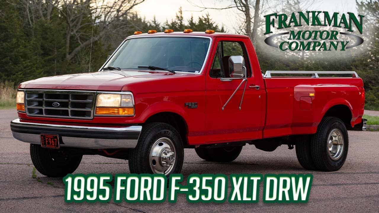 49,656 Actual Miles - 1995 Ford F-350 XLT DRW  - Frankman Motor Company - Walk Around & Driving