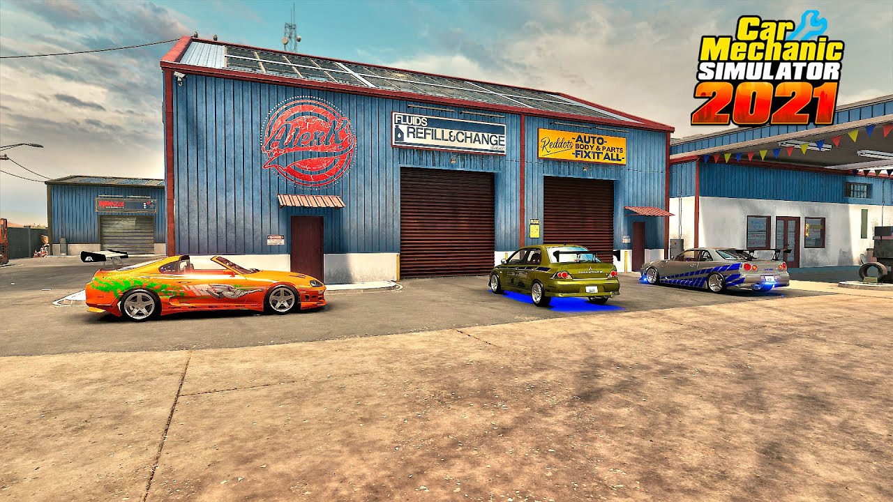 Restoration of all Fast and Furious cars that were found in Car Mechanic Simulator 2021