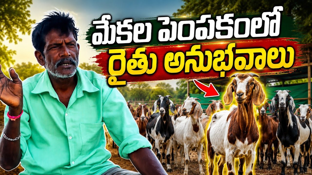 మేకల పెంపకంలో రైతు అనుభవాలు||Sry farms