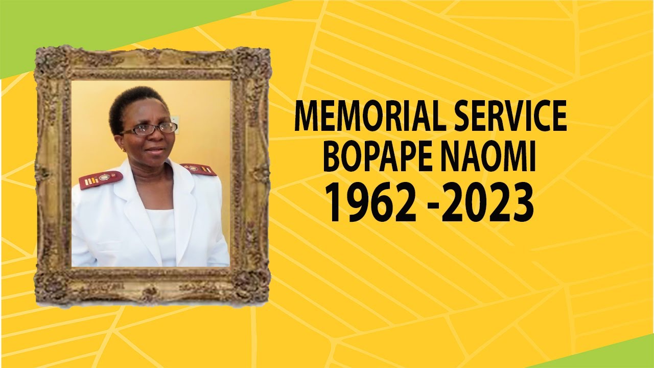 Memorial Service of the late Bopape Naomi