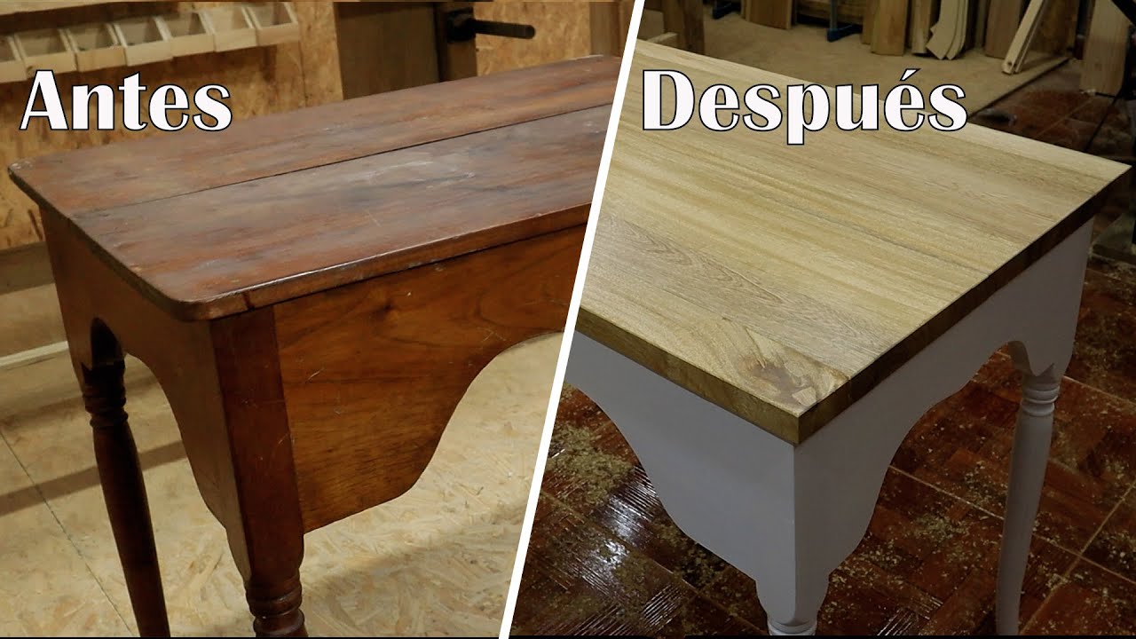 Restauración de una Mesa en cedro