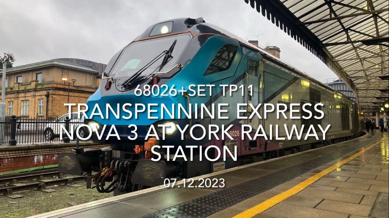 Transpennine Express (68026) Nova 3 at York Railway Station (07.12.2023)