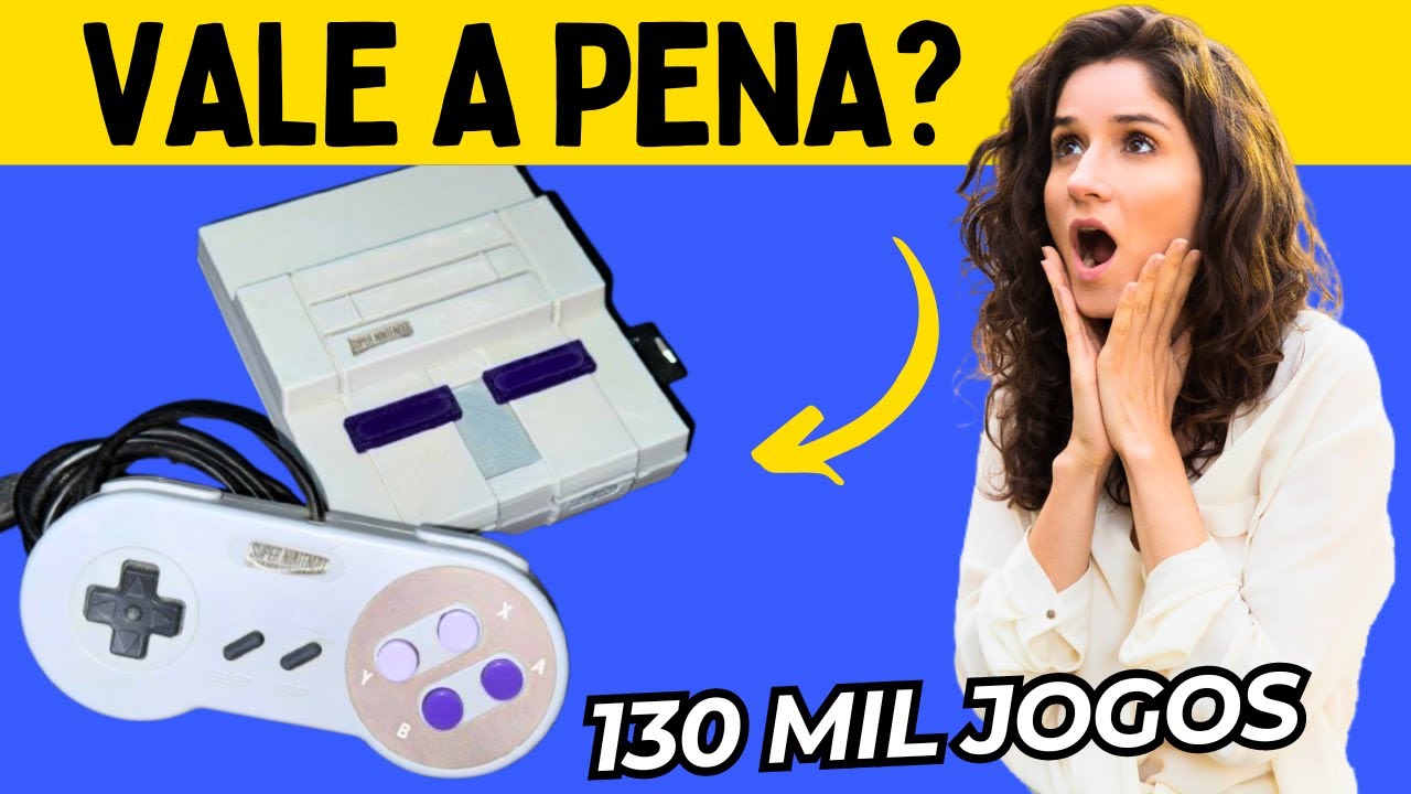 Mini Console Retro Super Nintendo com 130 Mil Jogos | O Melhor Console Retro? [Review]