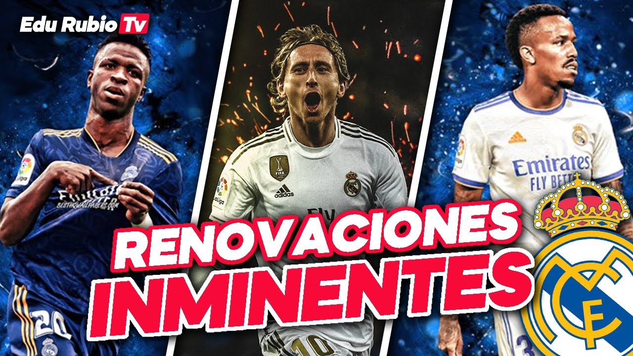 RENOVACI&Oacute;N MODRIC, MILITAO Y VINICIUS JR #REALMADRID