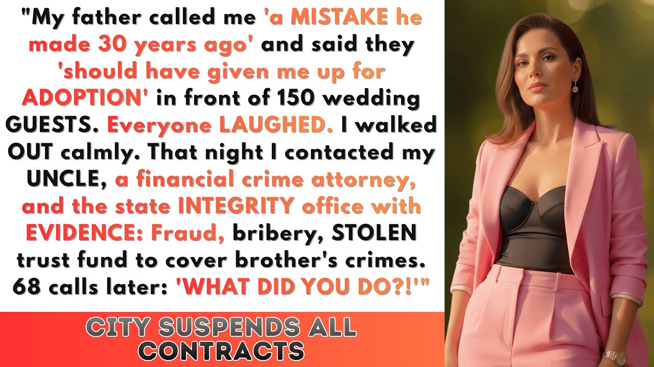 My Dad Called Me 'A Mistake' at Sister's Wedding—I Sent Evidence to State Investigators...