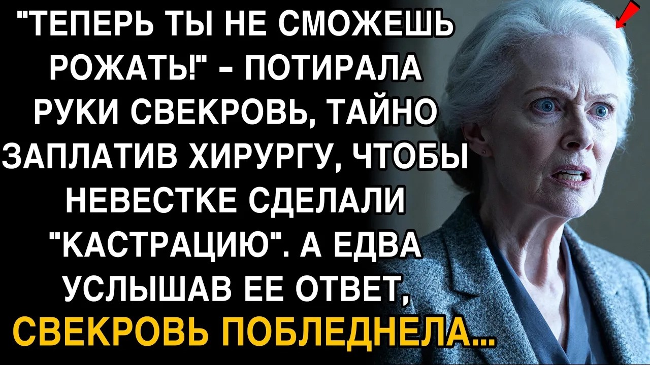 ТЕПЕРЬ ТЫ БЕЗДЕТНА!” — РАДОВАЛАСЬ СВЕКРОВЬ  НО МОЙ ОТВЕТ ЗАСТАВИЛ ЕЁ ПОБЛЕДНЕТЬ…