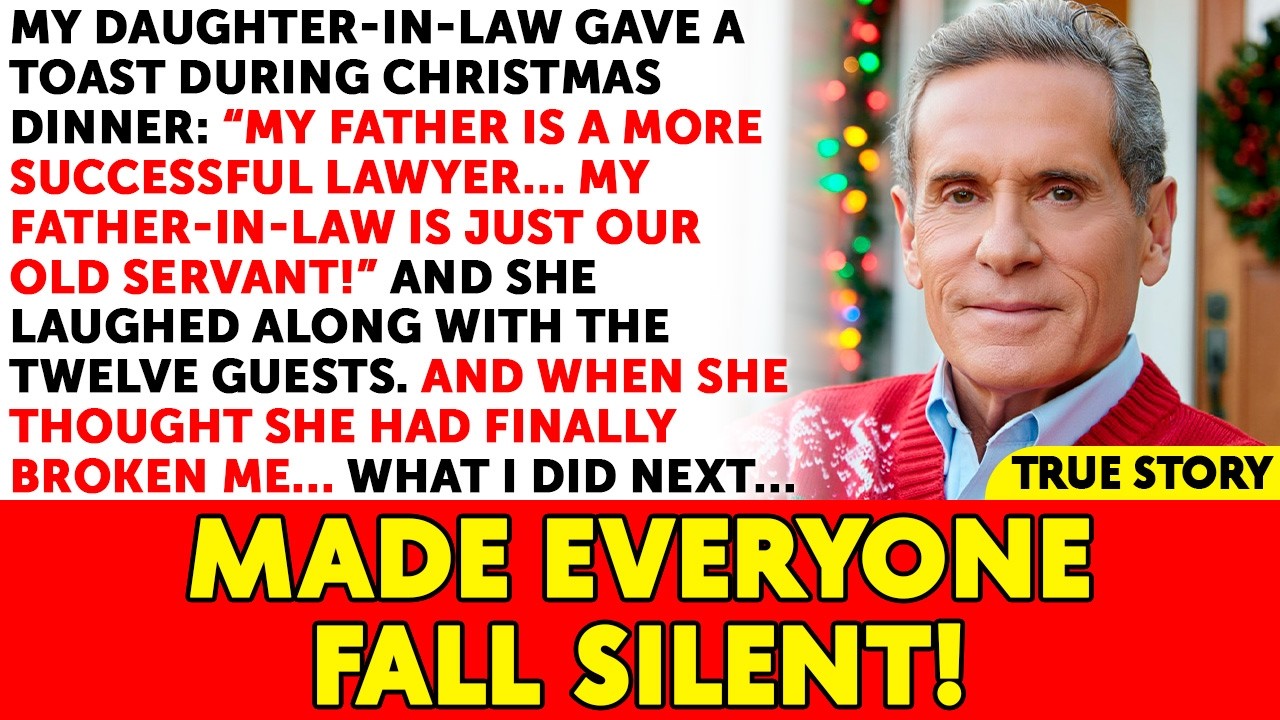 My DIL Introduced Me As The Family Maid At Christmas — One Word From Me Silenced Everyone.