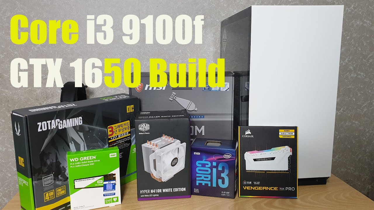Core i3 9100f 9th Gen | GTX 1650 Build