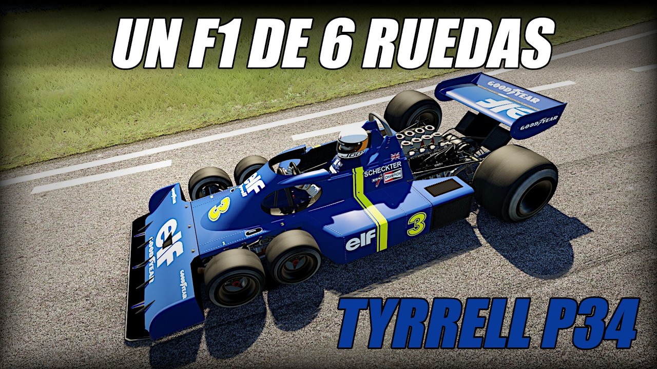 El F1 con 6 RUEDAS que GANÓ 1 GRAN PREMIO | Tyrrell P34