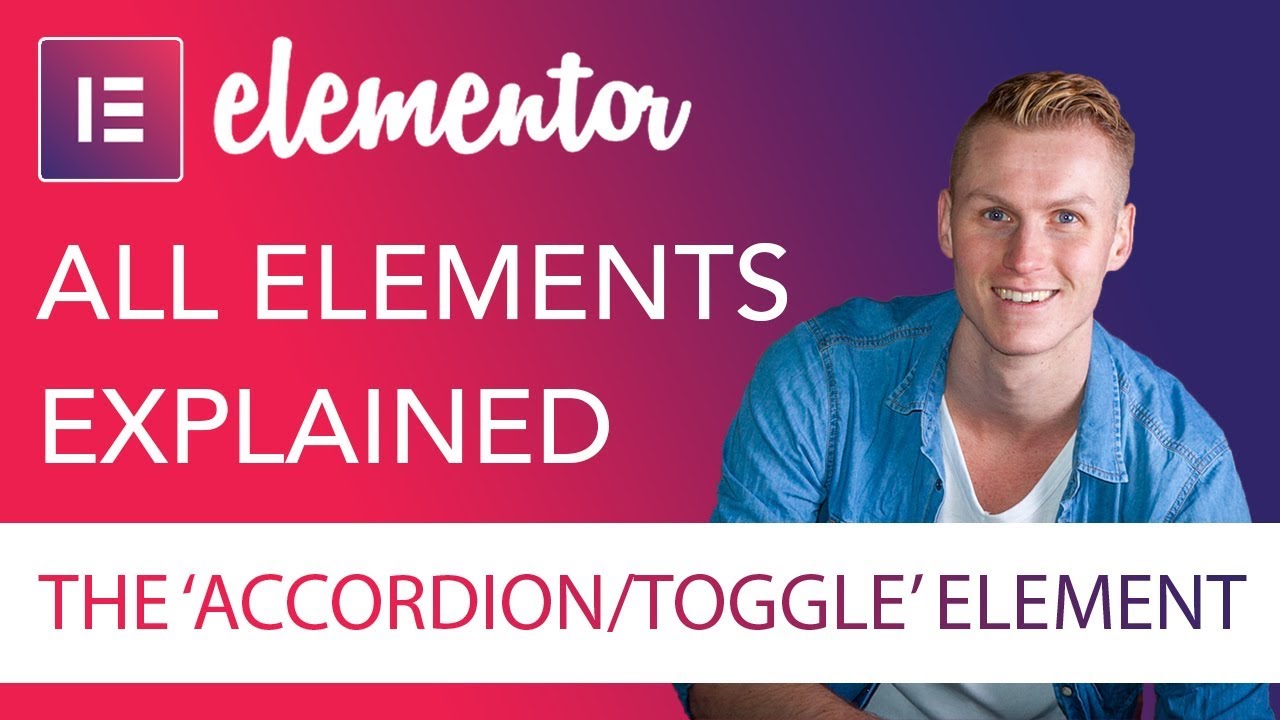 Учебное пособие по элементам Accordion и Toggle | Elementor