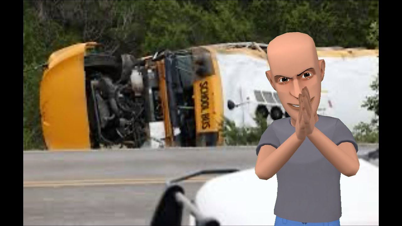 Classic Caillou crashes the school bus/arrested/grounded