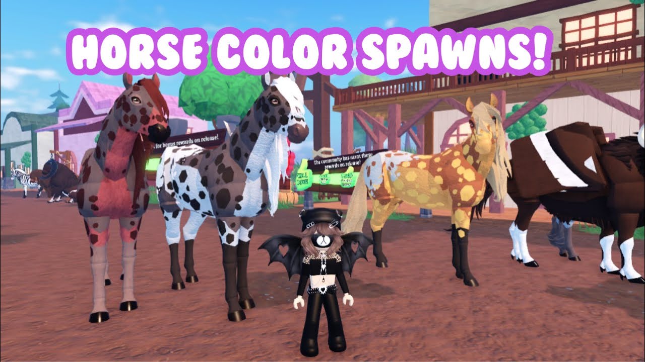 HORSE COLOR LOCATIONS (Horse Life Roblox)