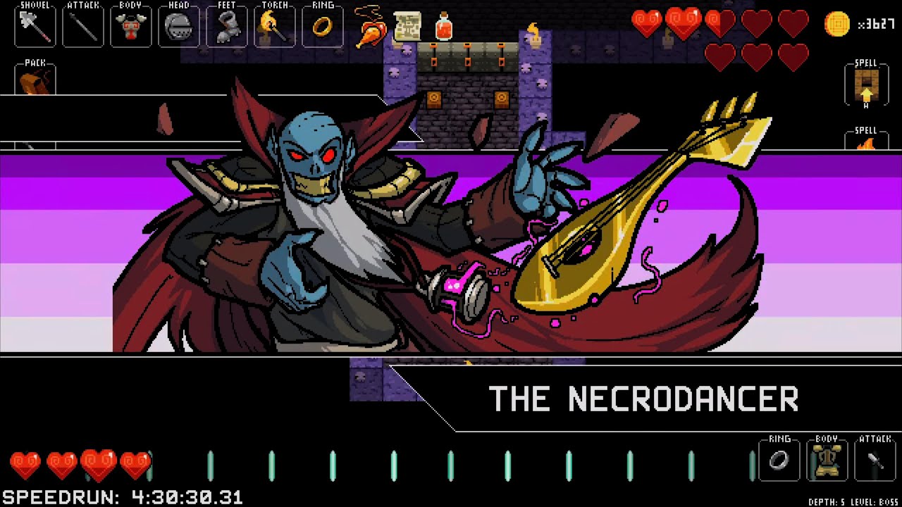 Crypt of the NecroDancer - Very Polyamorous Trophy  (All Characters (Including DLC) Run)