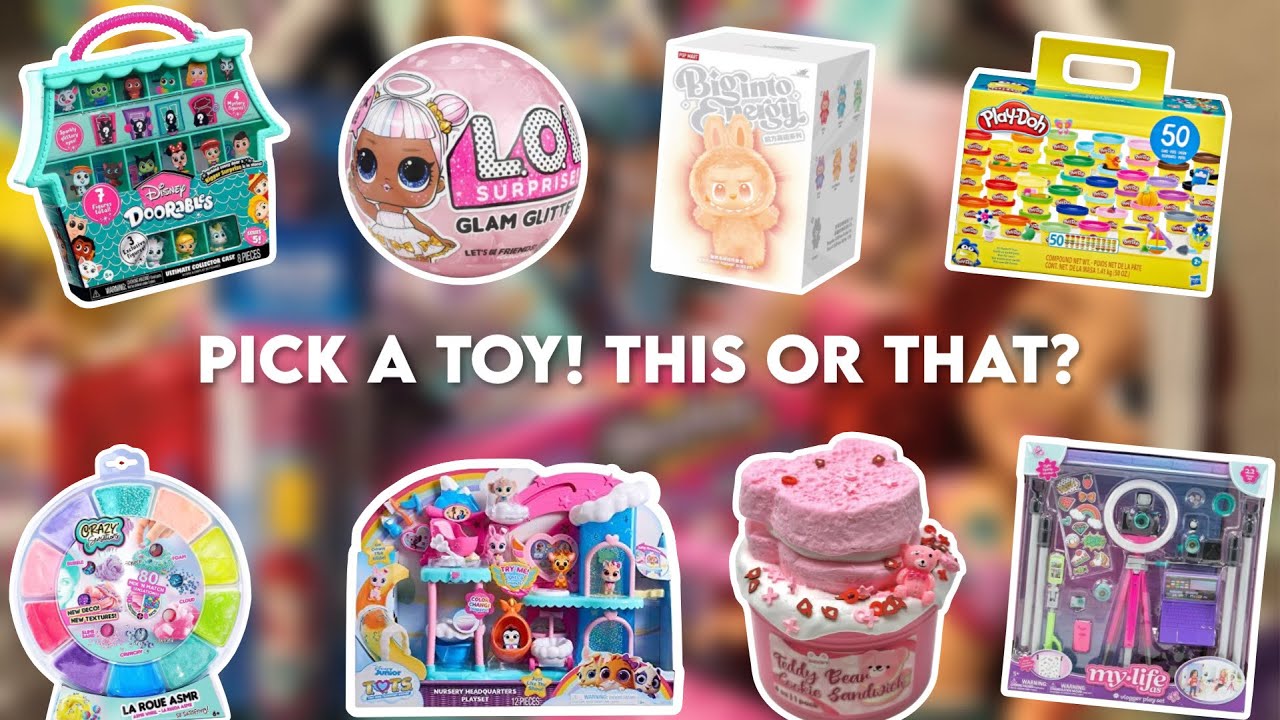 THIS OR THAT? PICK A TOY 🧸🪁 (this or that game)