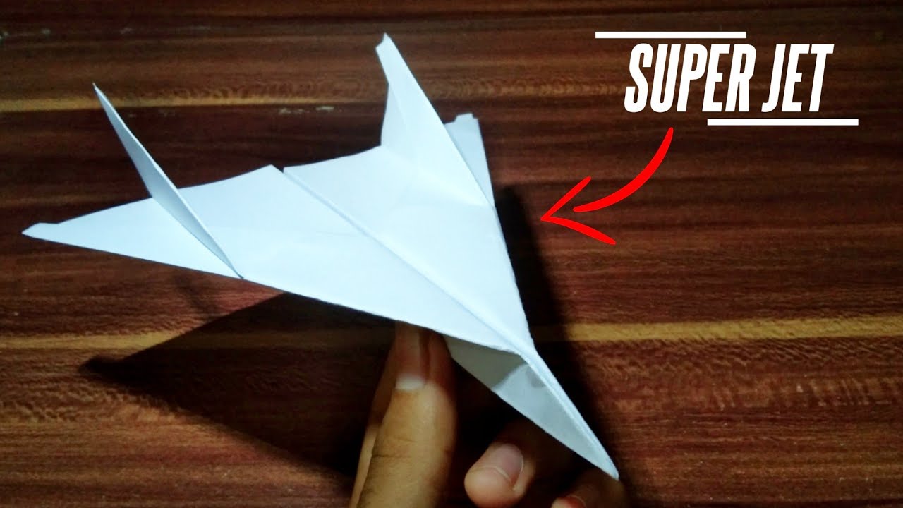 Cara Membuat PESAWAT JET FIGHTER Dari Kertas Sederhana
