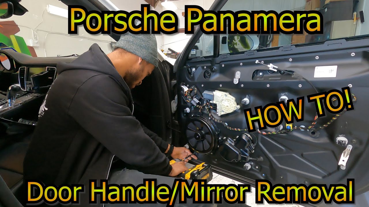 How To Remove Door Handles Porsche Panamera - 2009 - 2016
