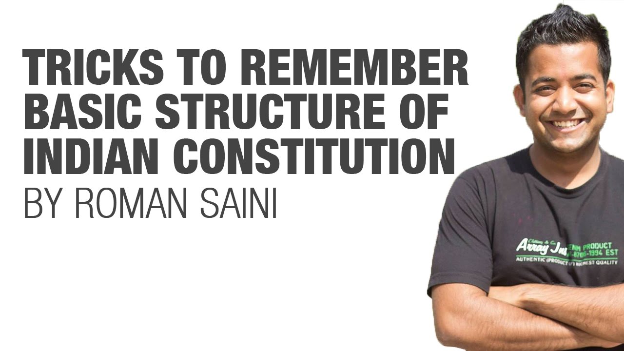 Tricks to remember Basic Structure of Indian Constitution {UPSC CSE/IAS, SSC CGL/CHSL, Bank PO}
