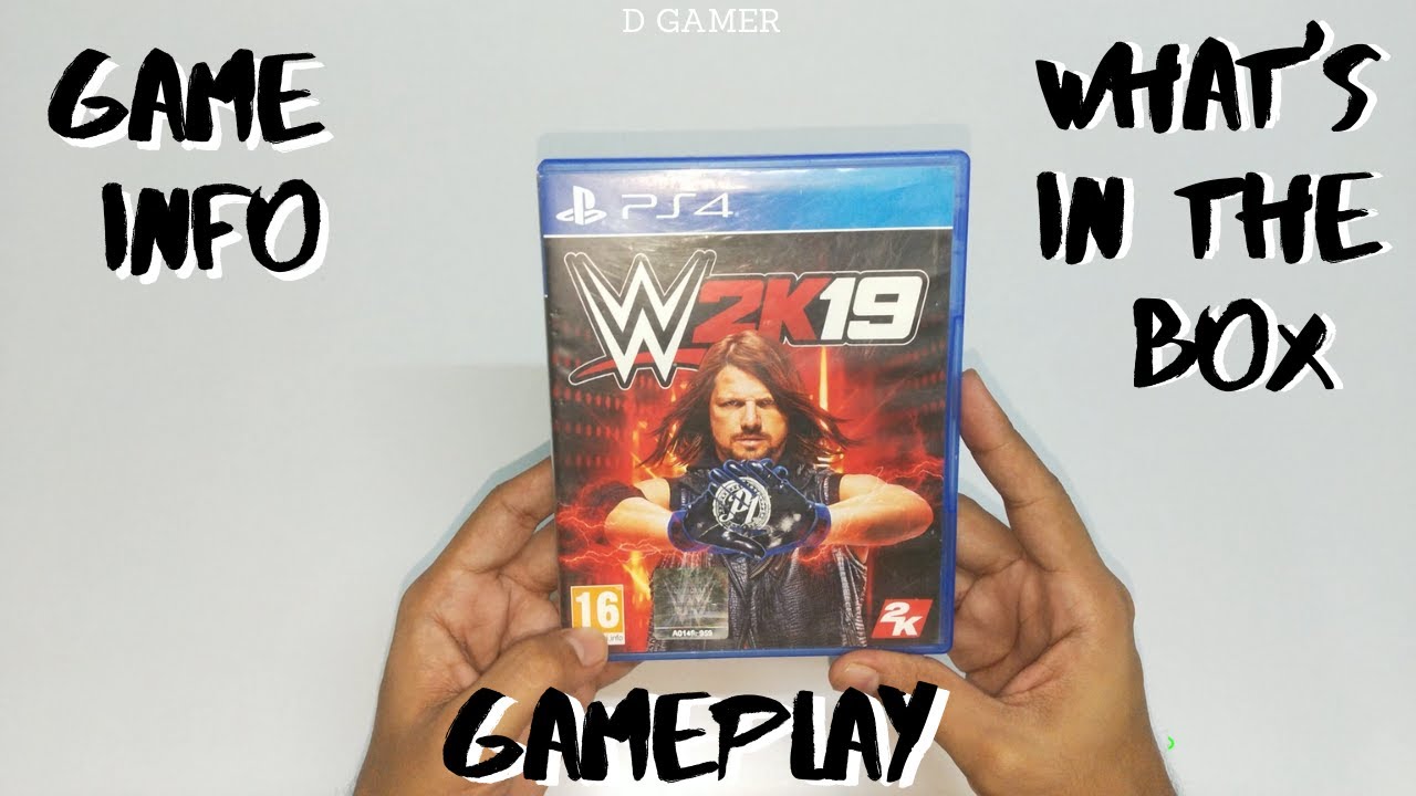 WWE 2K19 PS4 UNBOXING & GAMEPLAY